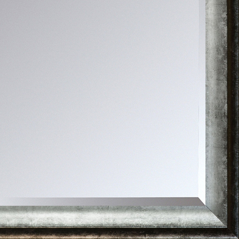 Snio Rectangle Mirror, 29" x 41", Black