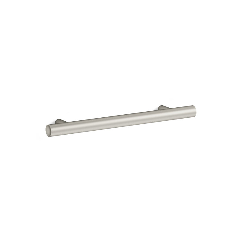 Purist 5" Center to Center Bar Pull, Nickel brossé éclatant, 5"