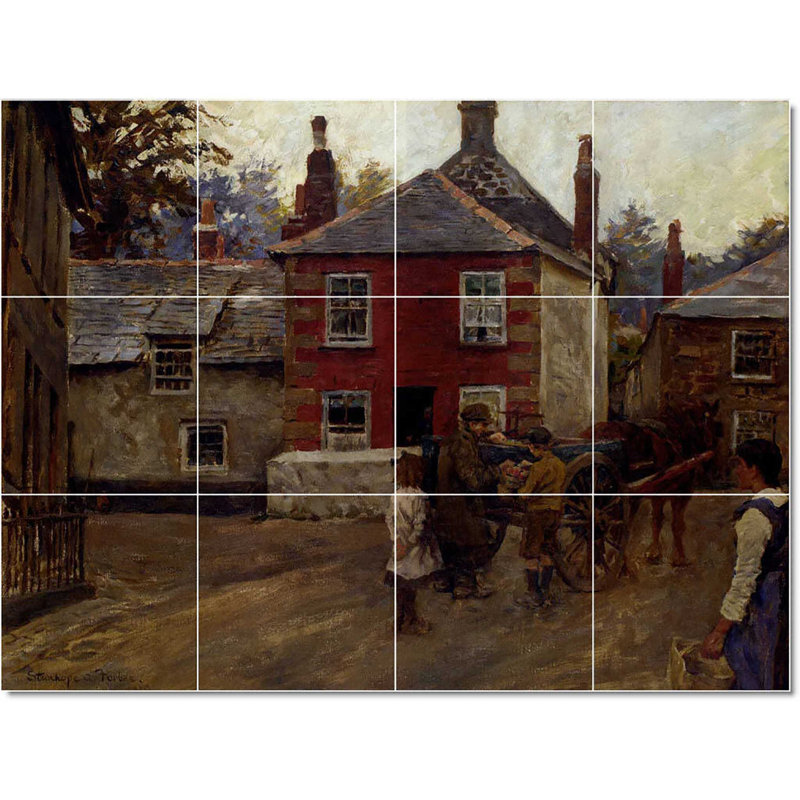 Carreau de peinture murale 48 po x 36 po 12 po x 12 po, Stanhope Alexander Forbes Village W22444