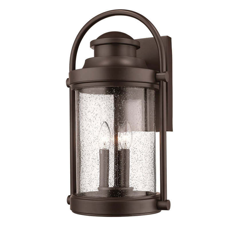 Perse Wall Light, Bronze, 16" H x 9.25" W x 9" D