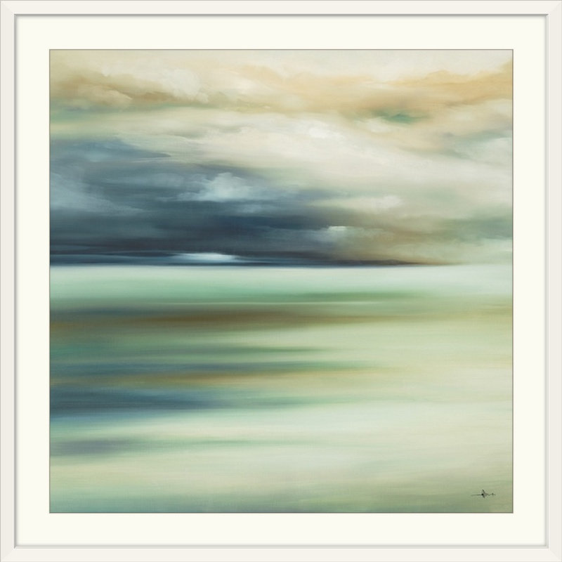 Mayo «Scape 108» par KC Haxton, reproduction d'art, H 35 po x l 35 po x P 1,5 po, Toile