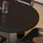 Sophisticated retro-style oval dining table set-1590847986