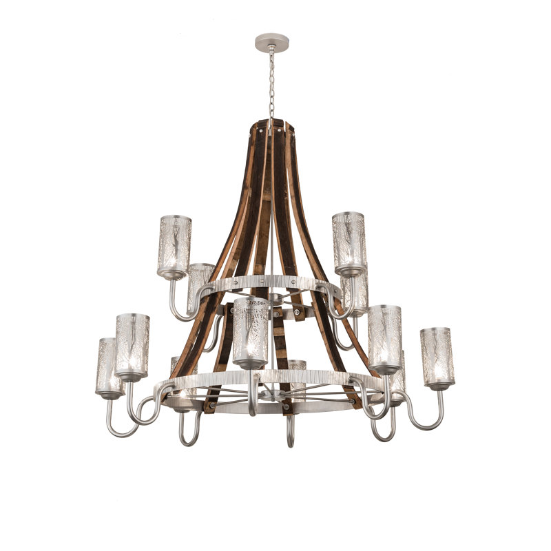 12 - Light Dimmable Empire Chandelier