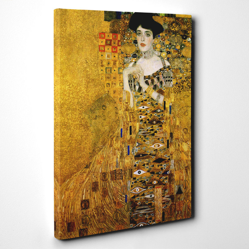 Portrait Of Adele Bloch-Bauer 2 by Gustav Klimt - Wrapped Canvas, 60cm H x 40cm W