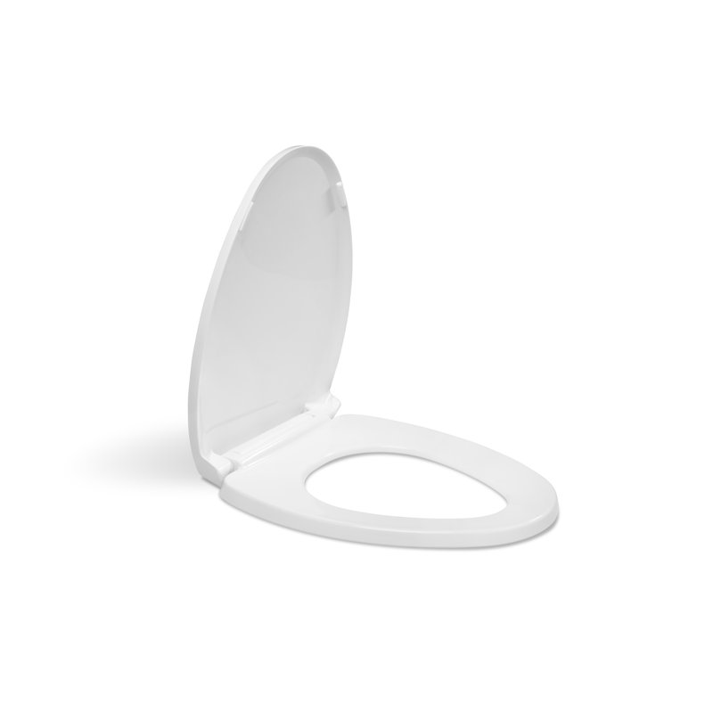 Luxury Elongated Toilet Seat and Lid, White