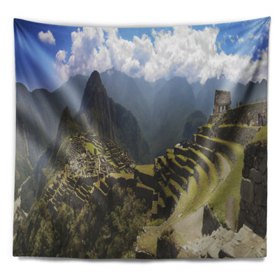 Paysage photo machu picchu panorama tapisserie