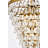 Beno 5 - Light Glass Dimmable Tiered Chandelier-90336727