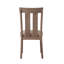Ensemble de 2 chaises d'appoint en tissu et finition érable