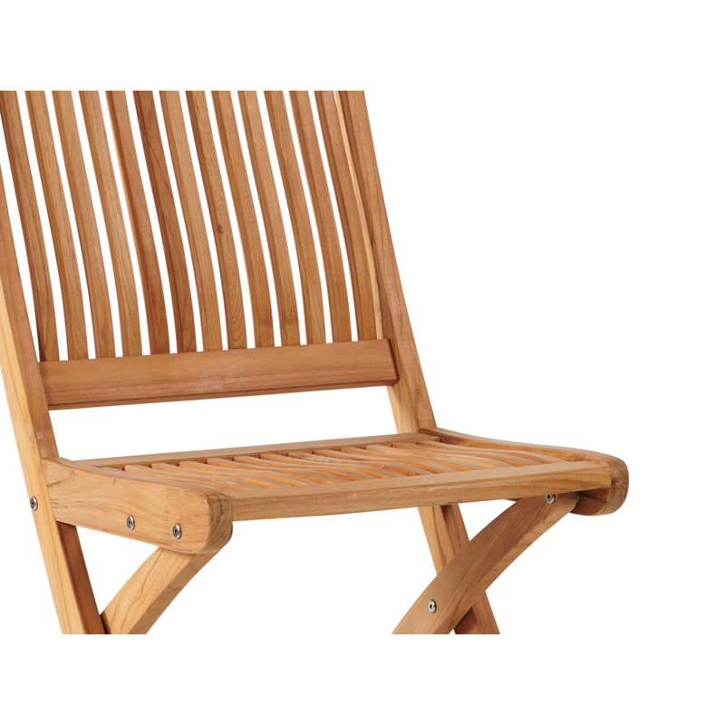 Folding Teak Patio Dining Chair