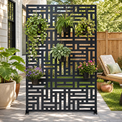 72.5'' X 47.5'' Privacy Metal Screen Fence Panel