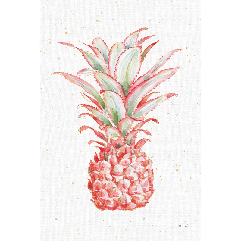 Reproduction de peinture sur toile gracieuse rose par Lisa Audit, H 30 po x l 20 po