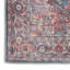 Tapis oriental bleu / rouge brique lavable à la machine-1498390410