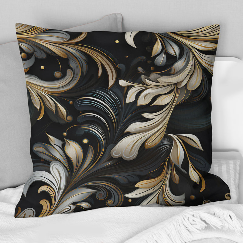  Polyester Throw Pillow, 16" H x 16" W