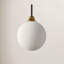 Luminaire suspendu sphère 1 lumière Hallas