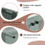 Meuble-lavabo simple 30 po avec comptoir en céramique-97696983