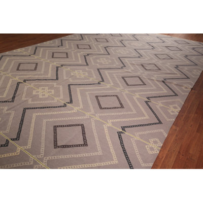 Tapis oriental tissé à plat Kilim Durrie 10 x 19