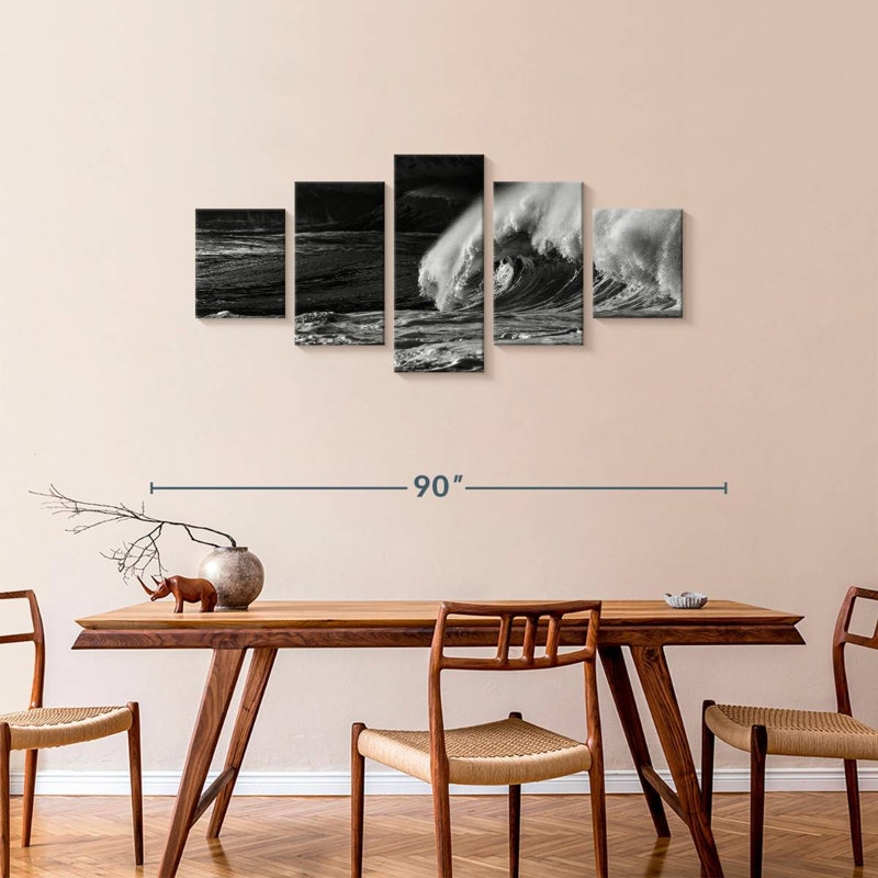 Ocean Storm Tide, 34" H x 74" W
