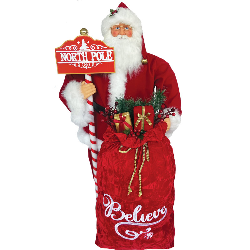 36" Believe Claus
