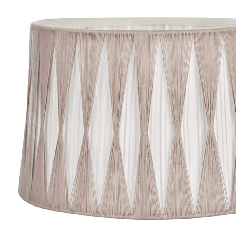 19 cm H Empire Cotton Lamp Shade ( Screw On ), Natural
