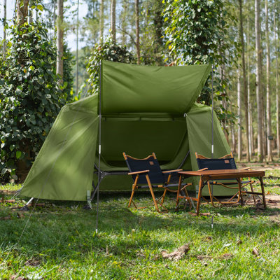 Adapté au terrain de lit de camping 7 pi avec capacité d'ombrage externe 400 lb