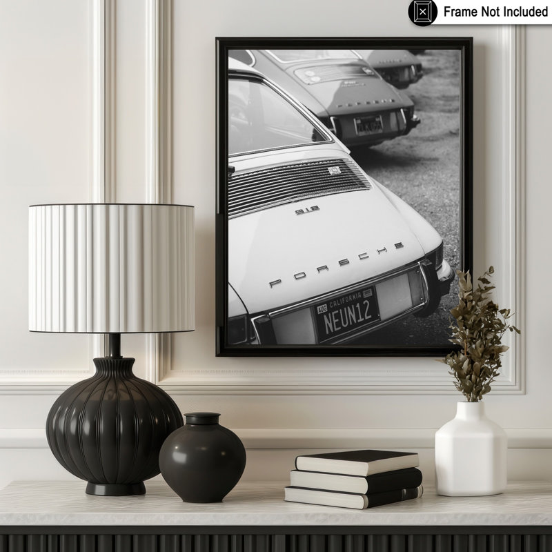 Voitures garées, Unframed, Poster, 18"H x 24"W