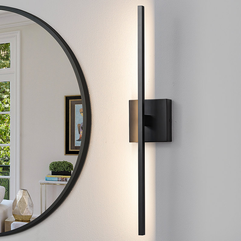 24'' Felecie Dimmable LED Bath Bar, Matte Black
