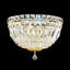 Petit Crystal Deluxe 3 Light 10in x 7.5in Wall Sconce in Silver with Clear Optic Crystals-687794765-687794752