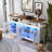 Buffet Sideboard Storage Cabinet-1736943771