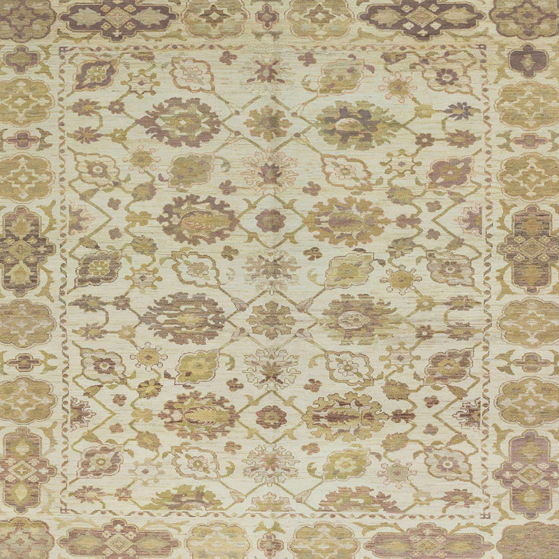 Abstract Indoor Rug, Square 6'