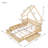 Wood Queen Size House Platform Bed With Guardrail And 2 Drawers-932617279