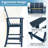 Tall Adirondack Chair With Ergonomic Backrest Armrests & Footrest For Backyard-2085309250