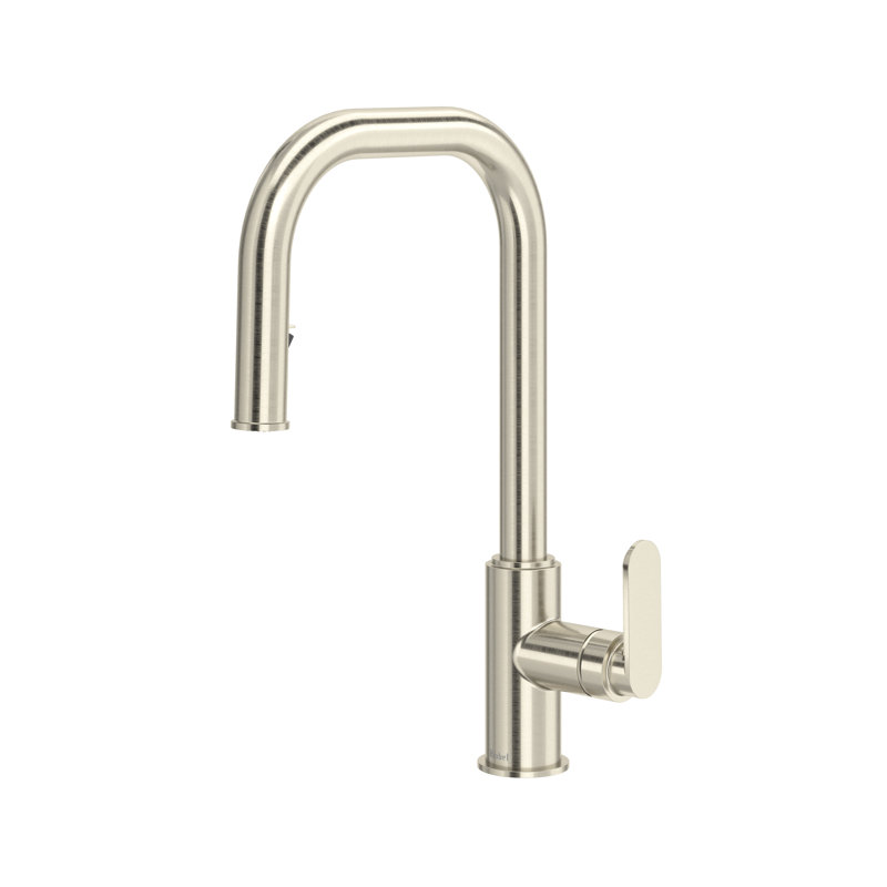 Arca Pull-Down Kitchen Faucet With U-Spout, Stainless Steel