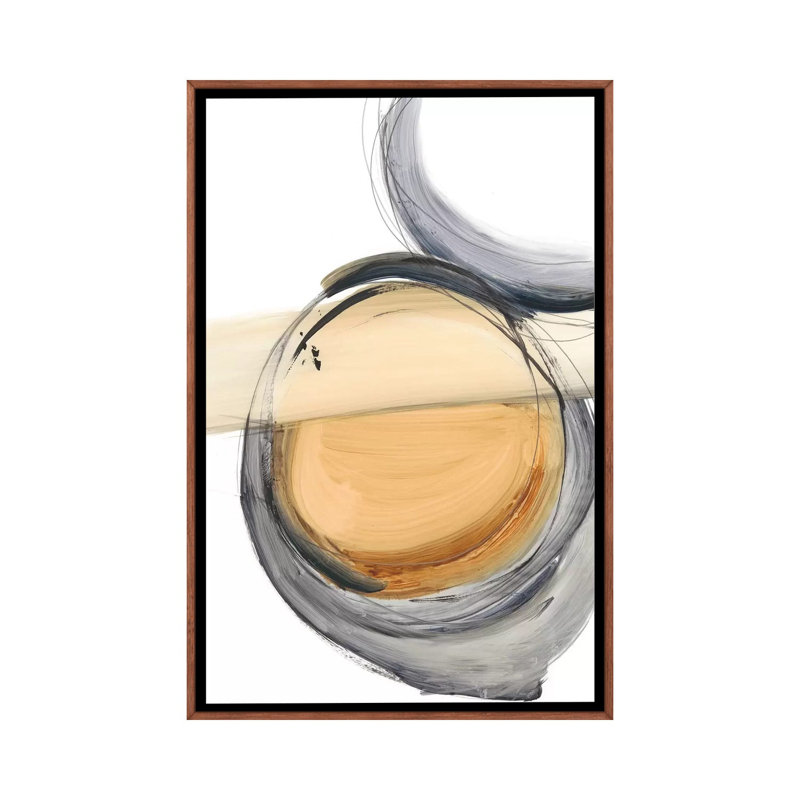 " Sienna & Slate III " by Ethan Harper, Classic Wood Framed, 60" H x 40" W x 1.5" D, No Mat