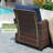 Hand-Woven Wicker Outdoor Single Sofa Set Of 2-166012096-166012099