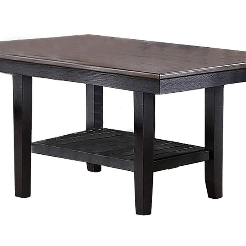 Table de salle à manger rectangulaire L 64,09 po x l 40,09 po Bryonna