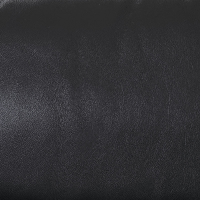Blaj Upholstered Sofa, Black Genuine Leather