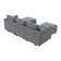Manusite Modular Reversible Sectional Sofa Upholstered Sofa Couch with Chaise