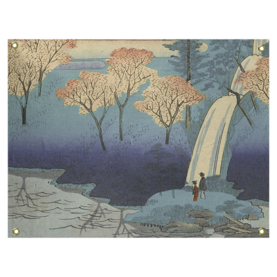 Tapisserie murale chiyogaike étang avec fleurs Macintyre
