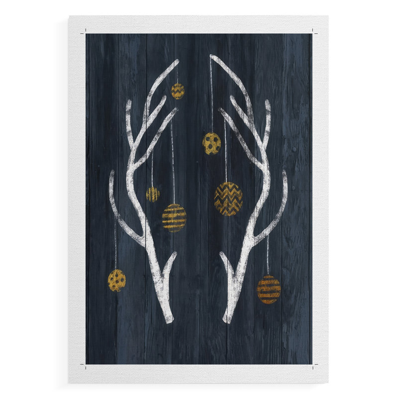 Bois et ornements - Impression sur toile seulement - NON CADRE, H 12 po x l 8 po