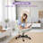 Criss Cross Legged Ergonomic Home Office Desk Chair, Armless Wide Computer Seat Comfy Vanity Chair With Casters-1526392889-1526392886