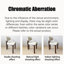 Chaise d'appoint blanche à dossier bas (ensemble de 2)
