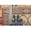 Tapis rouge en laine noué à la main de conception unique 6 pi 2 po x 8 pi 7 po Gabbriella
