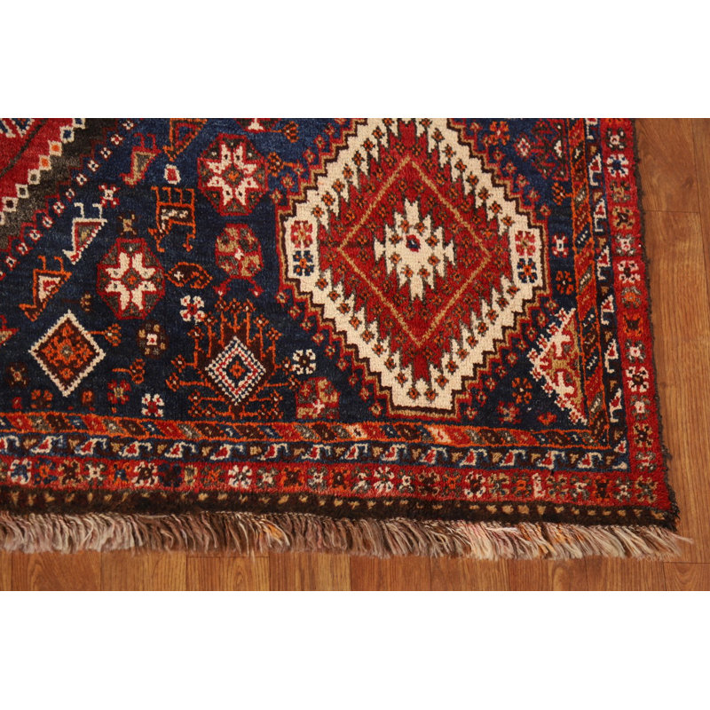 Tapis traditionnel rétro géométrique 6 x 9