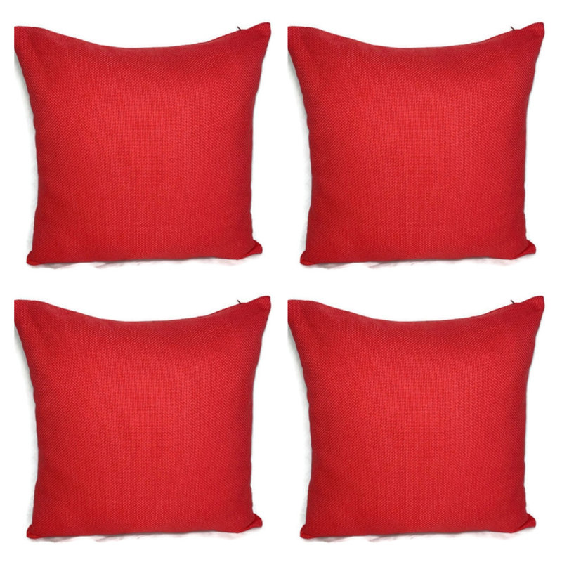 Square Cushion Cover, Orange