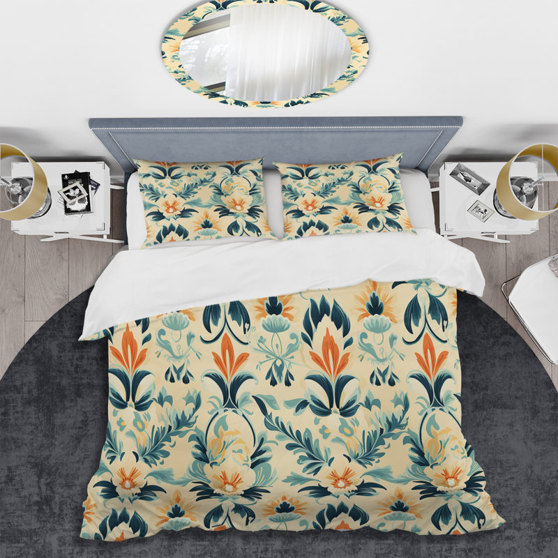 Ensemble de housse de couette Mckensy, Housse de couette simple + 1 taie décorative stan