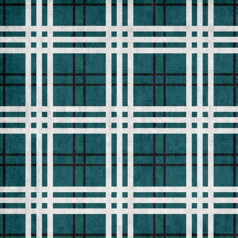 Bath Towel, Polyester/Cotton Blend, Midnight Green/Black/White