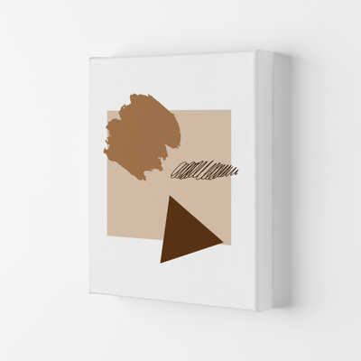 Square Mismatch Taupe by Pixy Paper - Print