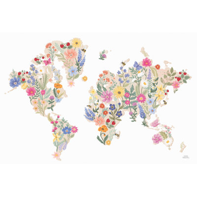 Wild Meadow World by Laura Marshall - Wrapped Canvas Art Prints