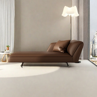 Fauteuil inclinable léger en similicuir luxueux