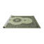 Tapis rond rond multicolore tissé à la machine-1442390308